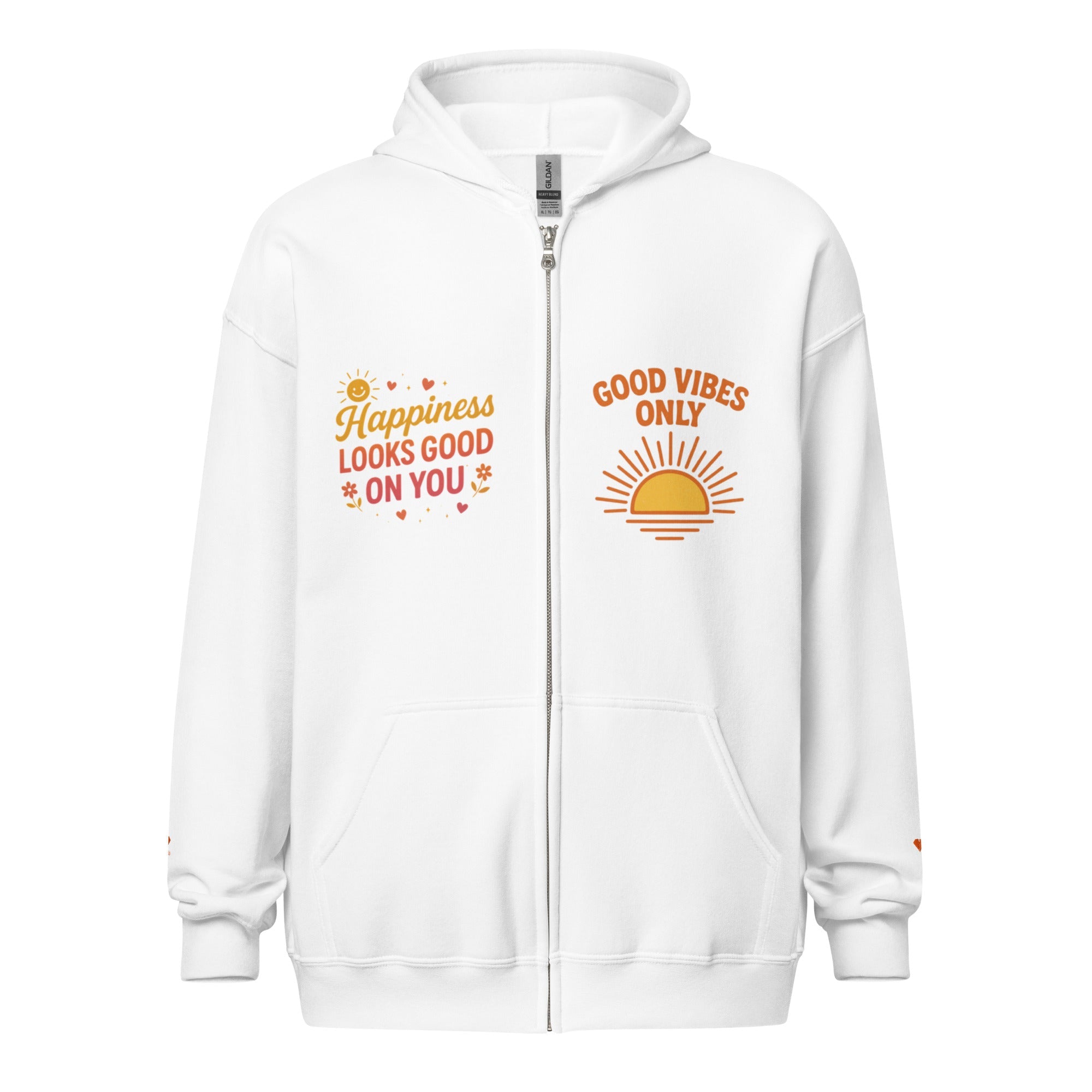 Good Vibes Heavy Blend Zip Hoodie